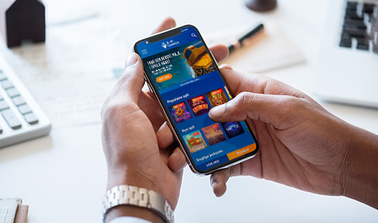AHTI Games spil vises på skærmen