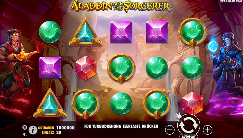 Aladdin and the Sorcerer demo spil.
