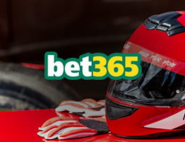 En Formel 1 scene og bet365 logo