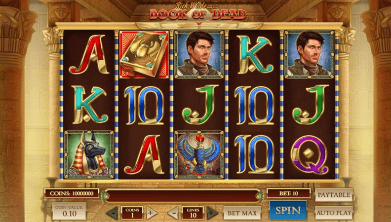 Book of Dead demo spil.