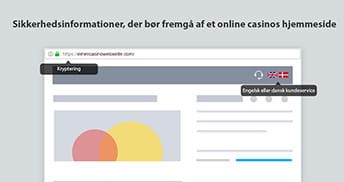 Sikkerhedsinformation om casinosider