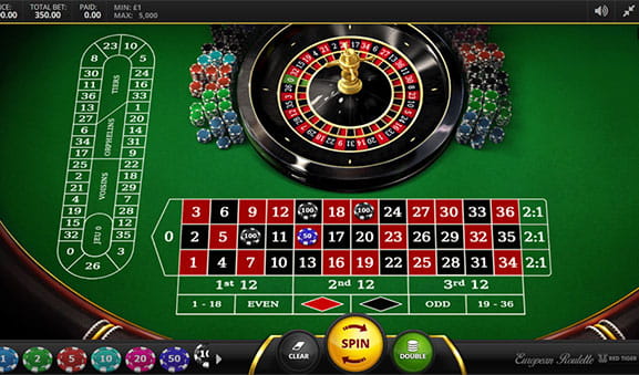 Europaeisk roulette udviklet af Playtech.