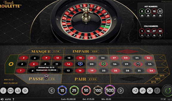 Fransk roulette udviklet af Play'n GO.