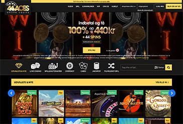 44aces hjemmeside