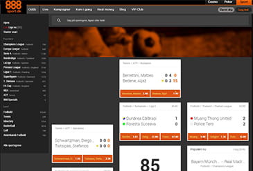 888sport Betting udvalg Miniatur