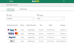 Depositionsdelen af bet365