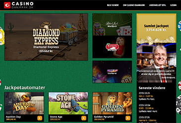 Hjemmesiden for Casino Danmark Miniatur