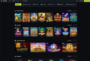 Forhåndsvisning hjemmeside Casino999