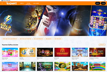 Expekt Casino forside