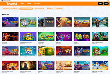 Expekt Casino spil udvalg