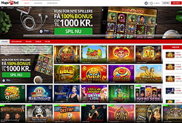 MagicRed hjemmeside