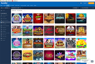 Spil udvalg Nordicbet Casino