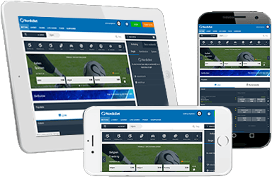 Sportsbetting markederne på forskellige mobile enheder.