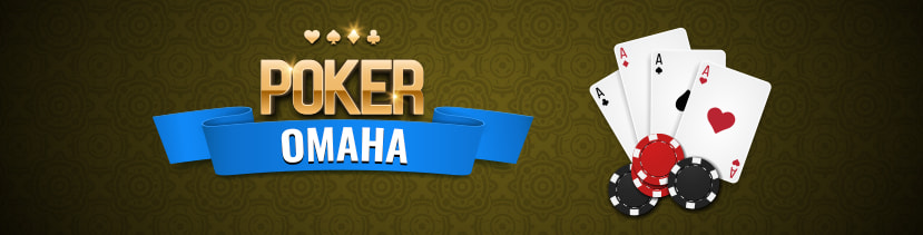 I Omaga poker fås fire kort på hånden.