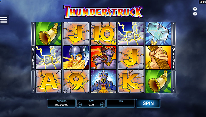 Thunderstruck demo spil.