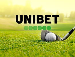 En Golf scene og Unibet logo