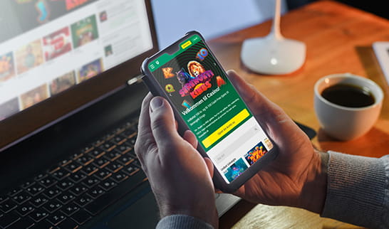 Unibet spil vist på mobile enheder.