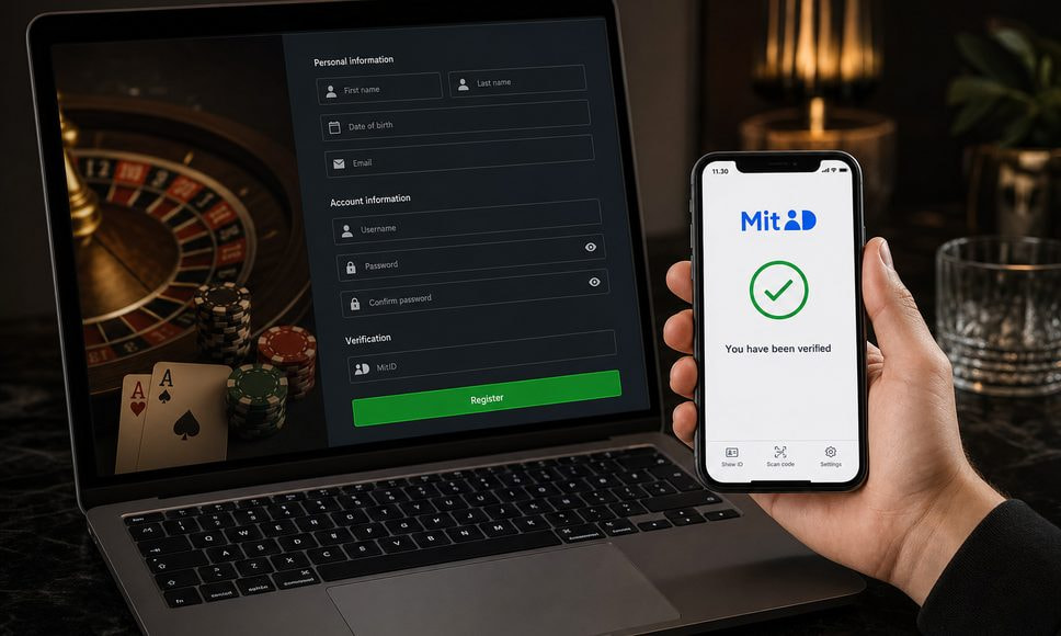 MitID verifikation ved oprettelse af casino konto